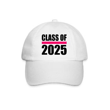 Class of 2025 - Baseballkappe - Weiß/Weiß - Vorne