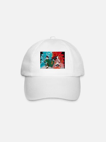 Dämonentöter - Baseballkappe - Weiß/Weiß