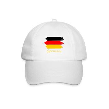 Germany - Baseballkappe - Weiß/Weiß - Vorne
