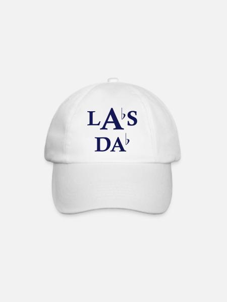 LAsS DAs - Baseballkappe - Weiß/Weiß