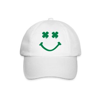 irish smile - Baseballkappe - Weiß/Weiß - Vorne