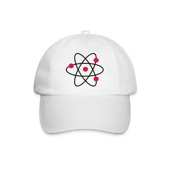 Atom - Baseballkappe - Weiß/Weiß - Vorne