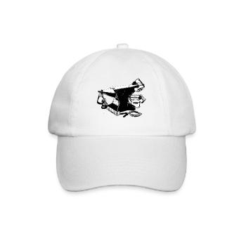 Der Amboss - Baseballkappe - Weiß/Weiß - Vorne