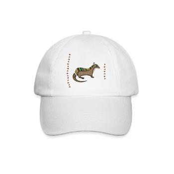 Otter - Baseballkappe - Weiß/Weiß - Vorne