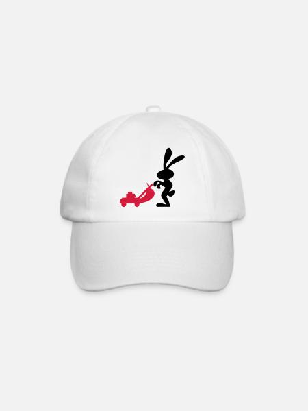rasenmähen - Baseballkappe - Weiß/Weiß