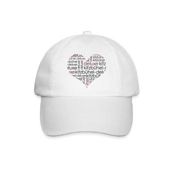 Kitzbühel Deluxe Herz Motiv - Baseballkappe - Weiß/Weiß - Vorne