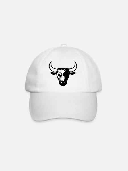 bull - Baseballkappe - Weiß/Weiß