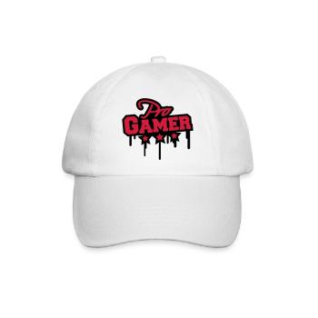 Pro Gamer Graffiti - Baseballkappe - Weiß/Weiß - Vorne