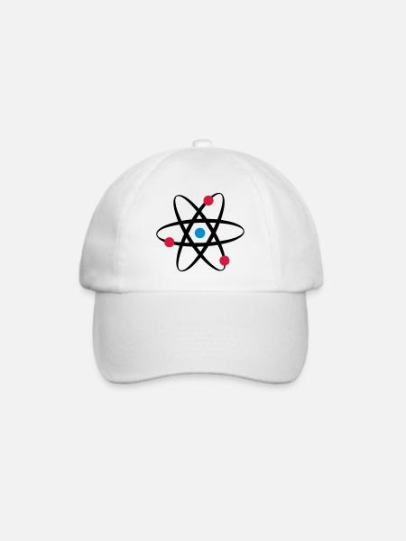 big bang atome physik - Baseballkappe - Weiß/Weiß