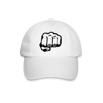 Faust - Baseballkappe - Weiß/Weiß - Vorne
