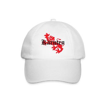 Kärnten - Baseballkappe - Weiß/Weiß - Vorne