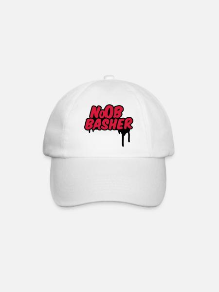 Noob Basher - Baseballkappe - Weiß/Weiß