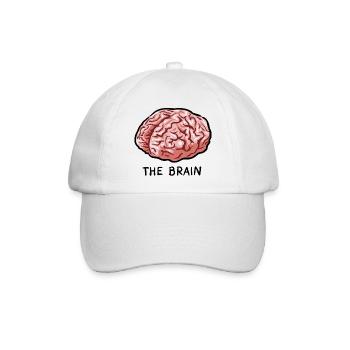THE BRAIN - Baseballkappe - Weiß/Weiß - Vorne