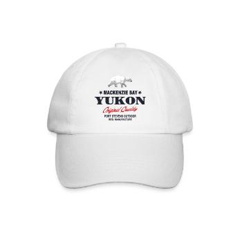Yukon - Polar Bear - Eisbär - Baseballkappe - Weiß/Weiß - Vorne