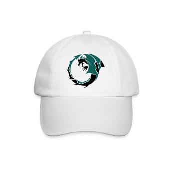 dragon_002 - Baseballkappe - Weiß/Weiß - Vorne
