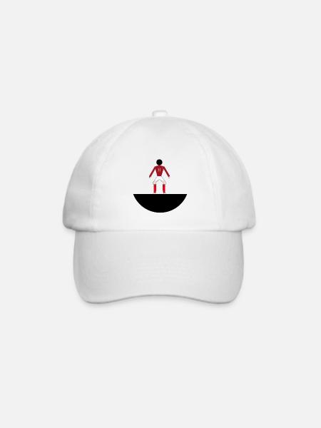 11 rossonero Zlatan - Baseballkappe - Weiß/Weiß