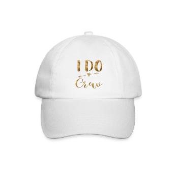 i do crew 1 - Baseballkappe - Weiß/Weiß - Vorne