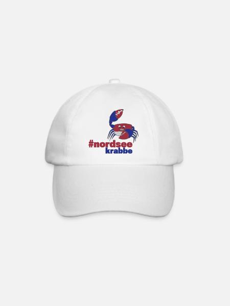 Nordsee - Baseballkappe - Weiß/Weiß