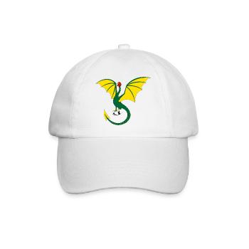 Jugger Basilisken Basel Merch - Baseballkappe - Weiß/Weiß - Vorne