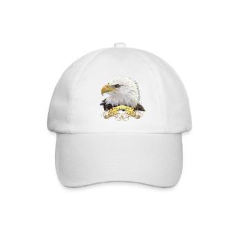 Amerikanischer Pigargo - Baseballkappe - Weiß/Weiß - Vorne