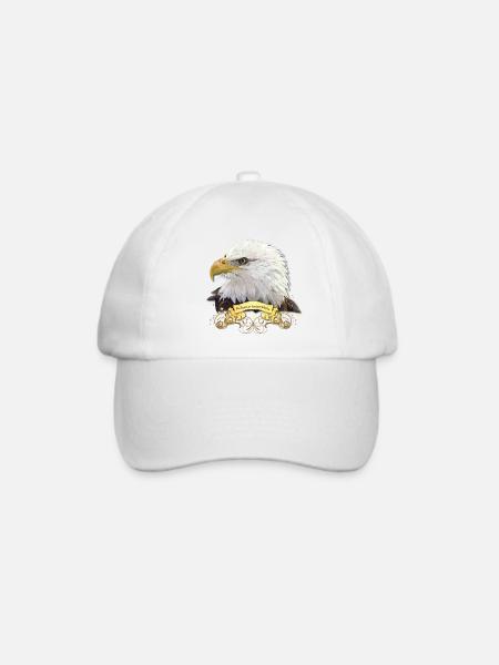 Amerikanischer Pigargo - Baseballkappe - Weiß/Weiß