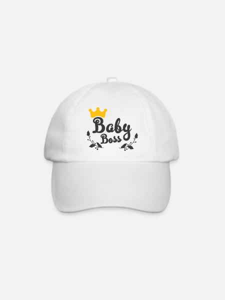 Baby Boss - Baseballkappe - Weiß/Weiß