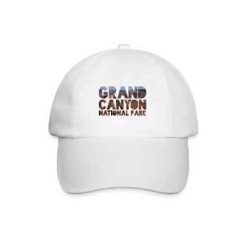 Grand Canyon Nationalpark - Baseballkappe - Weiß/Weiß - Vorne