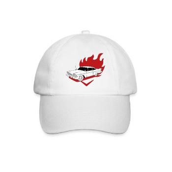 Christines Auto - Baseballkappe - Weiß/Weiß - Vorne