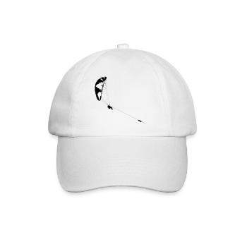 Gleitschirm Schlepp - Baseballkappe - Weiß/Weiß - Vorne