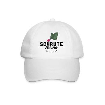 Schrute Farms Rüben - Baseballkappe - Weiß/Weiß - Vorne