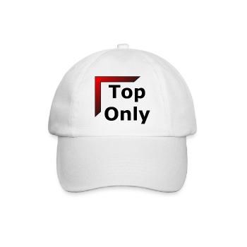 Top Toplane Only LOL - Baseballkappe - Weiß/Weiß - Vorne