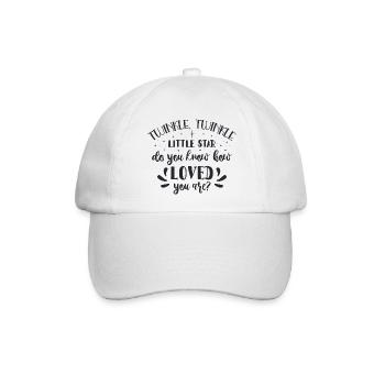 Twinkle funkeln kleinen Stern tun - Baseballkappe - Weiß/Weiß - Vorne