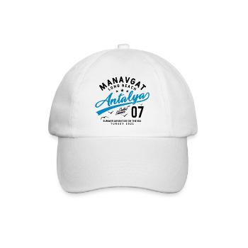 Antalya - Baseballkappe - Weiß/Weiß - Vorne