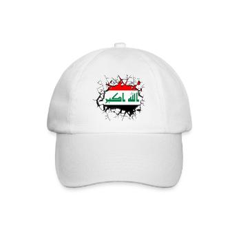 Irak - Baseballkappe - Weiß/Weiß - Vorne