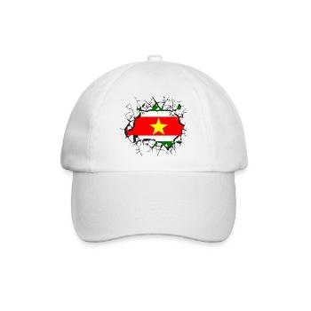 Surinam - Baseballkappe - Weiß/Weiß - Vorne