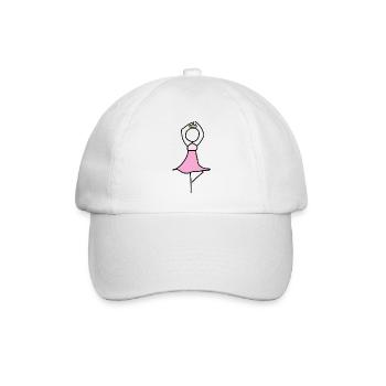 prinzessin tänzerin - Baseballkappe - Weiß/Weiß - Vorne