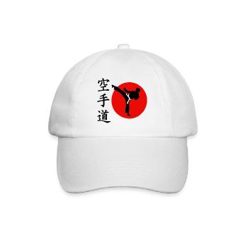 Karate Do - Baseballkappe - Weiß/Weiß - Vorne