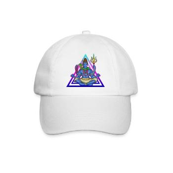 Indien Inder Hinduismus Religion Gott I Geschenk - Baseballkappe - Weiß/Weiß - Vorne