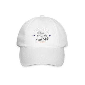 Französischer Stil - 4L 1961 - Baseballkappe - Weiß/Weiß - Vorne