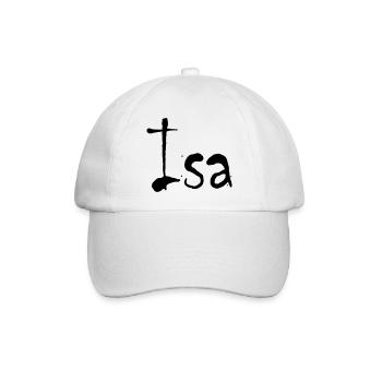 isa - Baseballkappe - Weiß/Weiß - Vorne