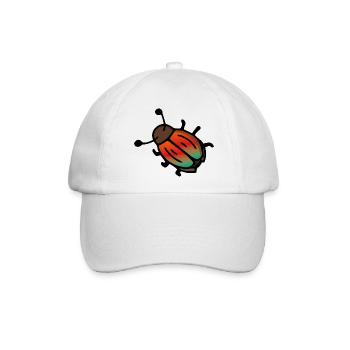 Insekt Krabbelkäfer Krabbeltier Glückskäfer - Baseballkappe - Weiß/Weiß - Vorne