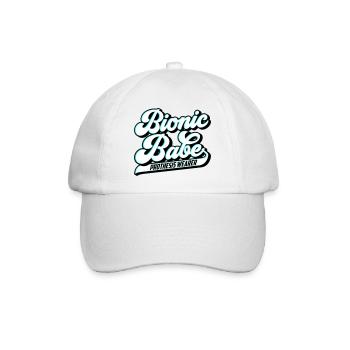 Bionic Babe | Prothese | Farben änderbar - Baseballkappe - Weiß/Weiß - Vorne