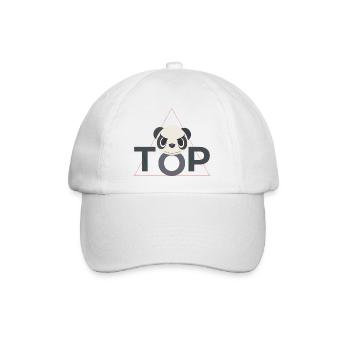 Panda ToP - Baseballkappe - Weiß/Weiß - Vorne