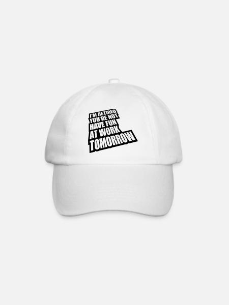 have fun at work - Baseballkappe - Weiß/Weiß