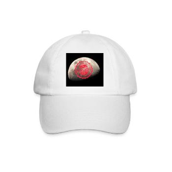 Mond, Halbmond, Planet - Baseballkappe - Weiß/Weiß - Vorne