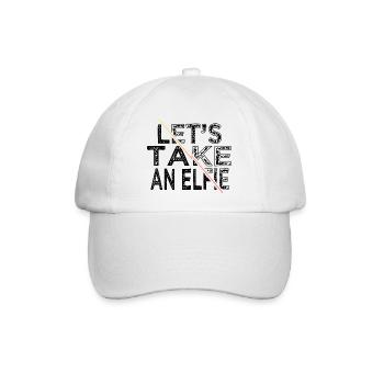 geek cute beach cool bedroom computer gift idea - Baseballkappe - Weiß/Weiß - Vorne