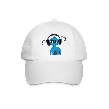 Juk der Affe - Baseballkappe - Weiß/Weiß - Vorne