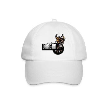 Dart Dragon Emblem - Baseballkappe - Weiß/Weiß - Vorne