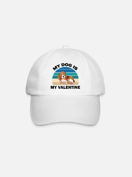 Hund Dog - Baseballkappe - Weiß/Weiß