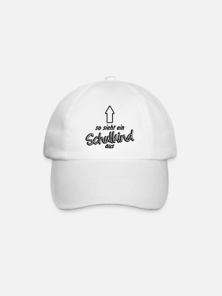 So sieht ein Schulkind aus - Baseballkappe - Weiß/Weiß